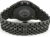 Emporio Armani Tazio Chronograph Black Dial Black Steel Strap Watch For Men - AR5989 Authentic Buy Shop Now