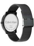 Calvin Klein Minimal Black Dial Black Mesh Bracelet Watch for Men - K3M514B1 Authentic Buy Shop Now
