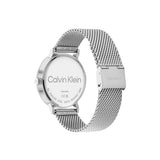 Calvin Klein City Chronograph White Dial Silver Mesh Bracelet Watch for Men - K2G2G126 Authentic Buy Shop Now