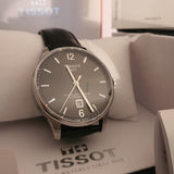 Tissot Chemin Des Tourelles Powermatic 80 Black Dial Black Leather Strap Watch For Men - T099.407.16.447.00 Authentic Buy Shop Now