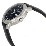 Tissot Automatics III Day Date Black Dial Black Leather Strap Watch For Men - T065.430.16.051.00 Authentic Buy Shop Now
