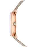 Swarovski Crystalline Wonder Silver Dial Beige Leather Strap Watch for Women - 5656899 Authentic Buy Shop Now
