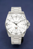 Gucci Dive Quartz White Dial Silver Steel Strap Watch for Men - YA136302 Authentic Buy Shop Now