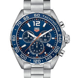 Tag Heuer Formula 1 Chronograph Blue Dial Silver Steel Strap Watch for Men - CAZ1014.BA0842 Authentic Buy Shop Now
