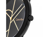 Calvin Klein Minimal Black Dial Black Mesh Bracelet Watch for Men - K3M214X1 Authentic Buy Shop Now