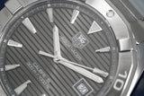 Tag Heuer Aquaracer Automatic Anthracite Grey Dial Silver Steel Strap Watch for Men - WAY2113.BA0928 Authentic Buy Shop Now
