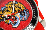 Gucci Dive Quartz Red Dial Red Rubber Strap Watch For Men - YA136315 Authentic Buy Shop Now