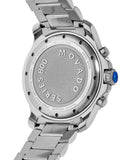 Movado Series 800 Chronograph Black Dial Silver Steel Strap Watch For Men - 2600110 Authentic Buy Shop Now