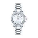Movado Series 800 29mm Mother of Pearl Dial Diamond Watch For Women - 2600120 Authentic Buy Shop Now