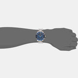 Movado Series 800 Blue Dial Two Tone Steel Strap Watch for Men - 2600149 Authentic Buy Shop Now