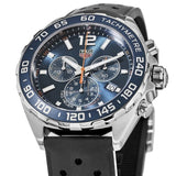 Tag Heuer Formula 1 Blue Dial Black Rubber Strap Watch for Men - CAZ1014.FT8024 Authentic Buy Shop Now