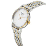 Tissot T Classic Everytime Small White Dial Two Tone Mesh Bracelet Watch For Women - T109.210.22.031.00 Authentic Buy Shop Now