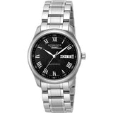 Longines Master Collection Automatic Day Date Black Dial Silver Steel Strap Watch for Men - L2.755.4.51.6 Authentic Buy Shop Now