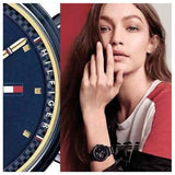 Tommy Hilfiger Blake Blue Dial Blue Steel Strap Watch for Women - 1781893 Authentic Buy Shop Now
