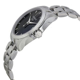 Tissot T Trend Couturier Lady Black Dial Silver Steel Strap Watch For Women - T035.210.11.051.00 Authentic Buy Shop Now