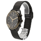 Tissot T Classic PR 100 Chronograph Anthracite Black Dial Black Mesh Bracelet Watch For Men - T101.417.23.061.00 Authentic Buy Shop Now