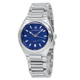 Maserati Triconic Quartz Blue Dial Silver Steel Strap Watch For Men - R8853139002 Authentic Buy Shop Now