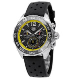 Tag Heuer Formula 1 Chronograph Black Dial Black Rubber Strap Watch for Men - CAZ101AC.FT8024 Authentic Buy Shop Now