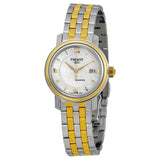 Tissot T Classic Bridgeport Lady White Mother of Pearl Dial Watch For Women - T097.010.22.118.00 Authentic Buy Shop Now