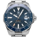 Tag Heuer Aquaracer Calibre 5 Blue Dial Silver Steel Strap Watch for Men - WAY211C.BA0928 Authentic Buy Shop Now