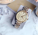 Burberry The Classic Gold Dial Two Tone Steel Strap Watch for Men - BU10011 Authentic Buy Shop Now