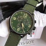 Tissot Chrono XL Green Dial Green NATO Strap Watch For Men - T116.617.37.097.00 Authentic Buy Shop Now