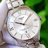 Tissot T Classic Chemin Des Tourelles Silver Dial Silver Steel Strap Watch For Men - T099.408.11.038.00 Authentic Buy Shop Now