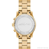 Michael Kors Runway Chronograph Gold Dial Gold Steel Strap Watch For Women - MK7323 Authentic Buy Shop Now