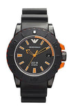 Emporio Armani Sportivo Quartz Black Dial Black Silicone Strap Watch For Men - AR5969 Authentic Buy Shop Now