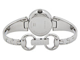Gucci Guccissima Diamonds Mother of Pearl Dial Silver Steel Strap Watch For Women - YA134504 Authentic Buy Shop Now