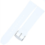 Emporio Armani Classic Chronograph White Dial White Rubber Strap Watch For Men - AR1054 Authentic Buy Shop Now