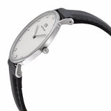 Daniel Wellington Classy Sheffield White Dial Black Leather Strap Watch For Women - DW00100080 Authentic Buy Shop Now