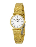 Longines La Grande Classique De Longines White Dial Gold Steel Strap Watch for Women - L4.209.2.11.8 Authentic Buy Shop Now