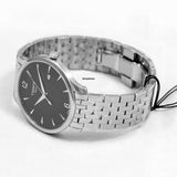 Tissot T Classic Tradition Black Dial Silver Steel Strap Watch For Men - T063.610.11.057.00 Authentic Buy Shop Now