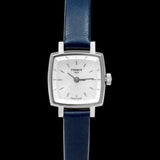 Tissot Lovely Square Silver Dial Blue Leather Strap Watch For Women - T058.109.16.031.00 Authentic Buy Shop Now