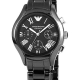 Emporio Armani Black Ceramic Dial Ceramic Strap Watch For Women - AR1401 Authentic Buy Shop Now