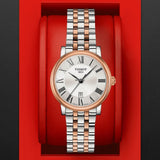 Tissot Carson Premium Lady Silver Dial Two Tone Steel Strap Watch For Women - T122.210.22.033.01 Authentic Buy Shop Now