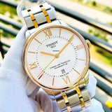 Tissot Chemin Des Tourelles Powermatic 80 Silver Dial Two Tone Steel Strap Watch For Men - T099.407.22.038.00 Authentic Buy Shop Now