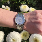 Tissot Le Locle Lady Automatic Diamonds Silver Dial Silver Steel Strap Watch For Women - T006.207.11.036.00 Authentic Buy Shop Now
