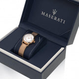Maserati Epoca Mother of Pearl Dial Rose Gold Mesh Strap Watch For Women - R8853118506 Authentic Buy Shop Now