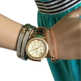 Michael Kors Parker Gold Dial Two Tone Steel Strap Watch for Women - MK5688 Authentic Buy Shop Now