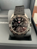 Tag Heuer Formula 1 Black Dial Black Leather Strap Watch for Men - CAZ1010.FT8024 Authentic Buy Shop Now