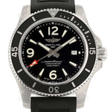 Breitling Superocean II 44mm Black Dial Black Rubber Strap Watch for Men - A17367D71B1S2 Authentic Buy Shop Now