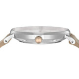 Coach Perry Silver Dial Light Brown Leather Strap Watch for Women - 14503119 Authentic Buy Shop Now