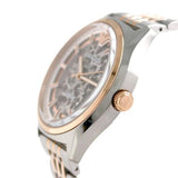 Emporio Armani Meccanico White Dial Two Tone Stainless Steel Watch For Men - AR60002 Authentic Buy Shop Now