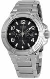 Guess Rigor Quartz Black Dial Silver Steel Strap Watch For Men - W0218G2 Authentic Buy Shop Now