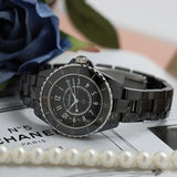 Chanel J12 Quartz Black Dial Black Steel Strap Watch for Women - J12 H5695 Authentic Buy Shop Now