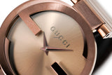 Gucci Interlocking Iconic Brown Dial Brown Leather Strap Watch For Women - YA133207 Authentic Buy Shop Now