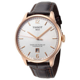 Tissot Chemin Des Tourelles Powermatic 80 Silver Dial Brown Leather Strap Watch For Men - T099.407.36.037.00 Authentic Buy Shop Now