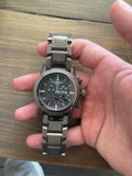 Burberry Chrono Sport Brown Dial Brown Steel Strap Watch for Men - BU7716 Authentic Buy Shop Now